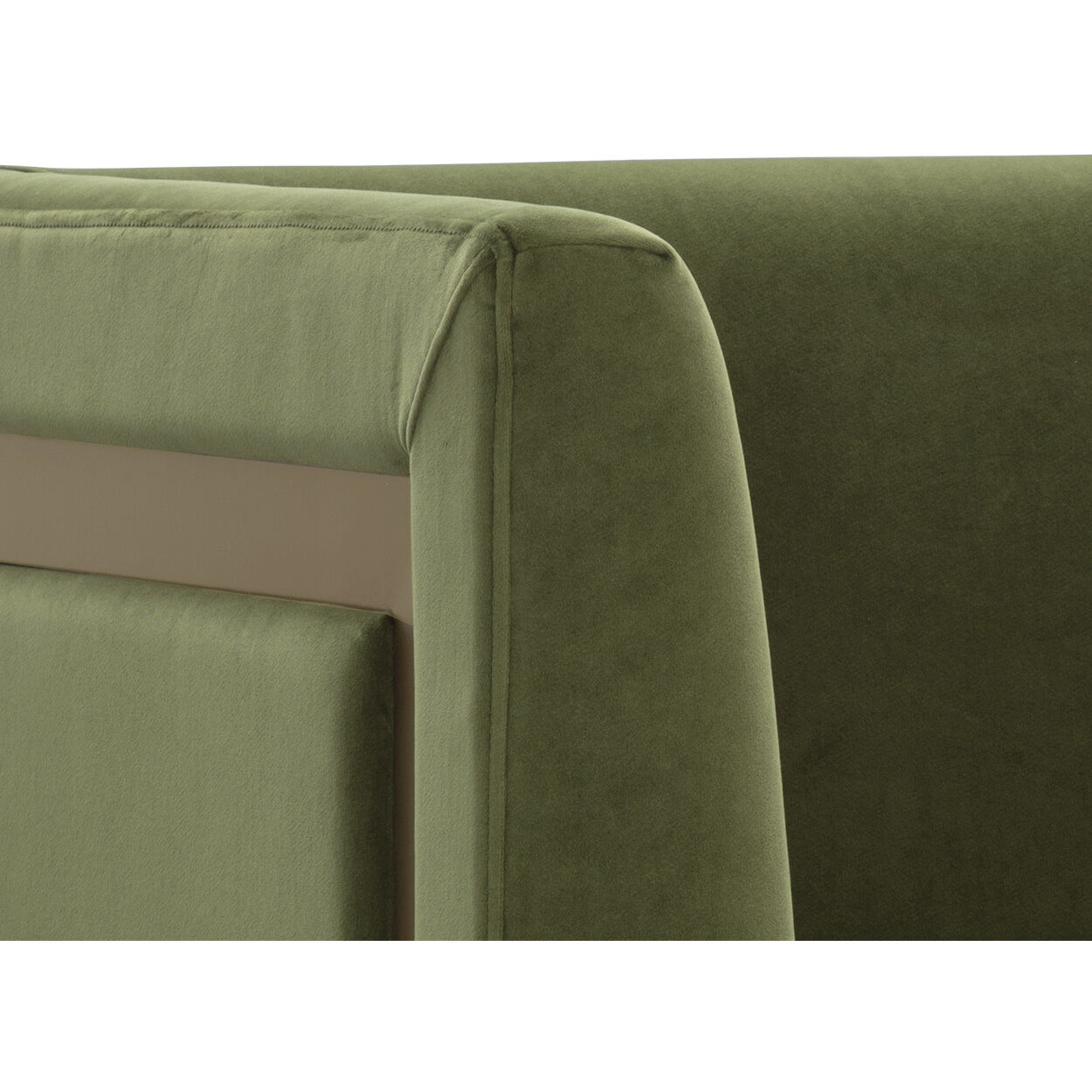 Yvette Gold / Meg Olive Armchair